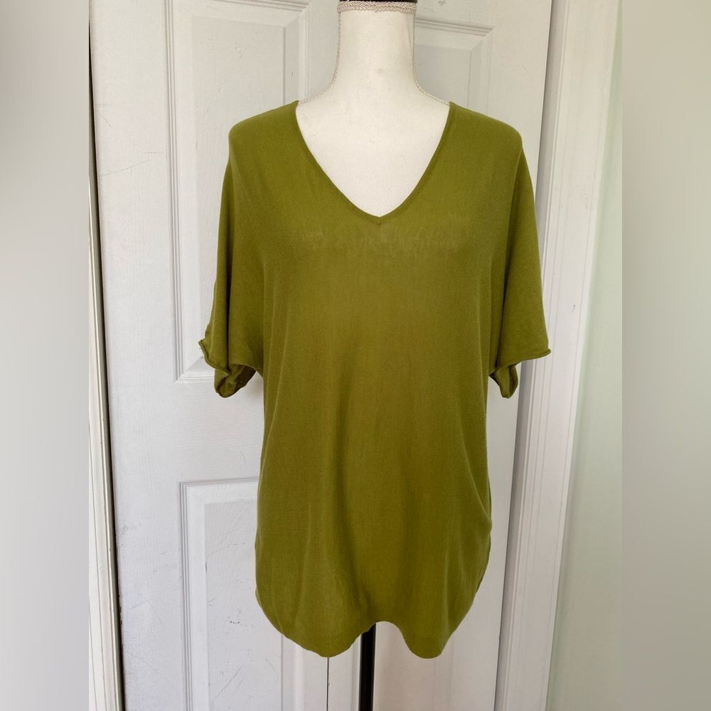 J.Jill Forest Green Knitted Top